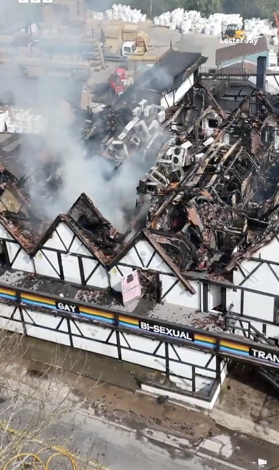 United Kingdom, Milton Keynes: Historic LGBTQ+ Venue Completely Destroyed in Suspected Arson Attack