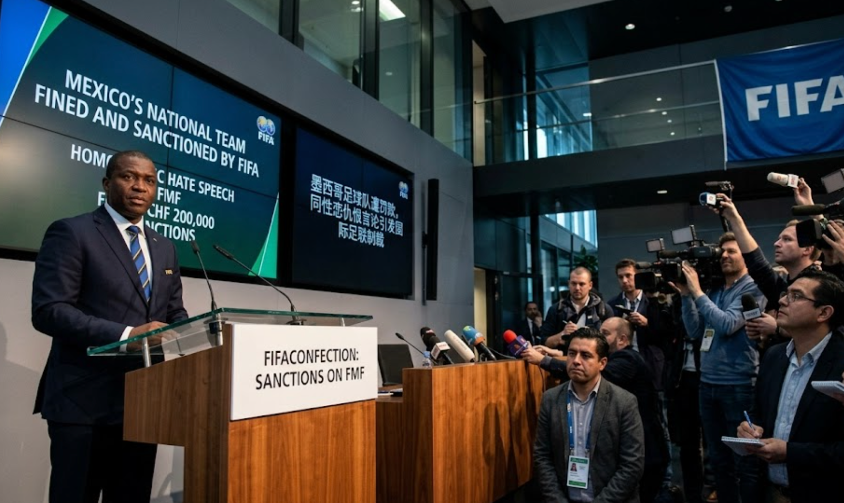 Mexico Football Federation Penalised; LGBTQ+ Hate Speech Triggers FIFA Sanctions Mexico Football Federation Penalised; LGBTQ+ Hate Speech Triggers FIFA Sanctions