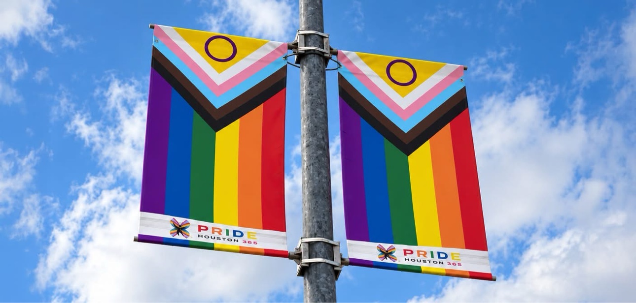États-Unis : Les bannières de la Pride de retour à Montrose à Houston États-Unis : Les bannières de la Pride de retour à Montrose à Houston