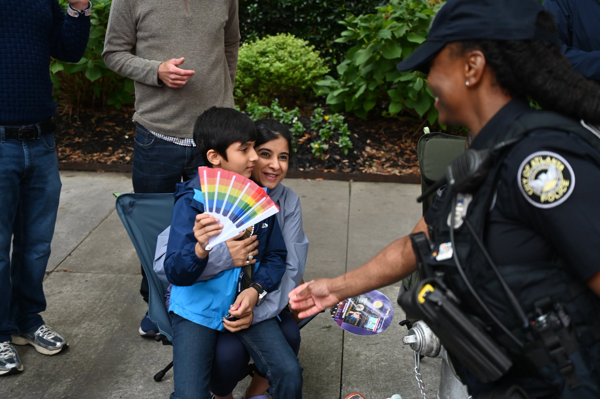 US: Atlanta Police Department Marches in 2026 Atlanta Pride Parade