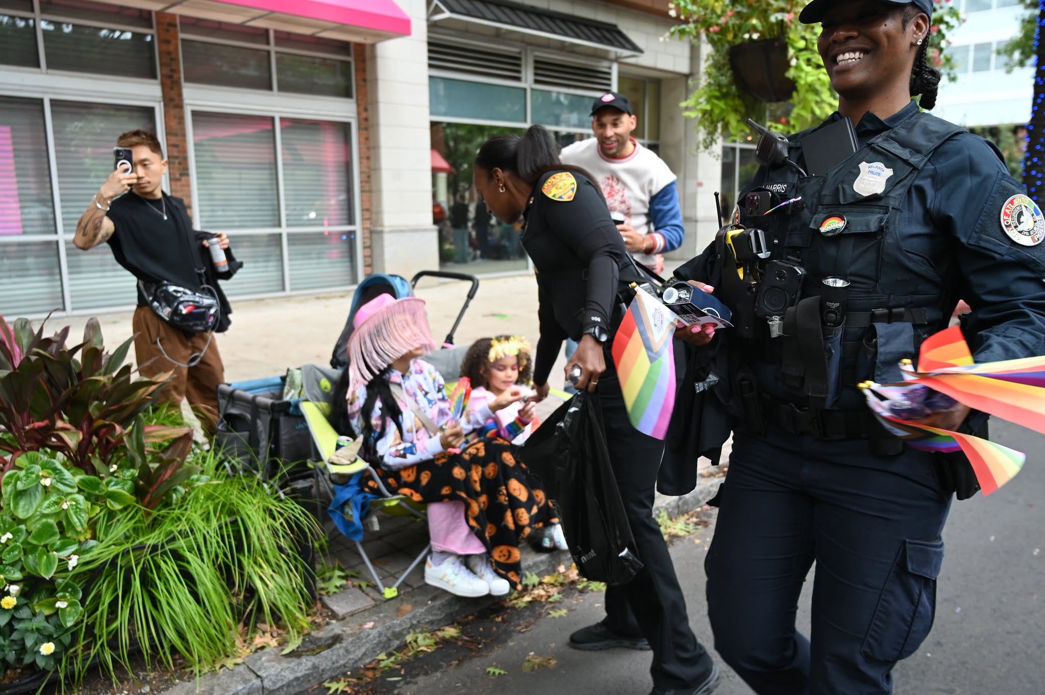 US: Atlanta Police Department Marches in 2026 Atlanta Pride Parade
