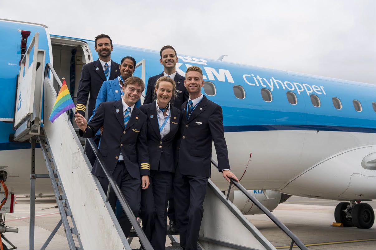 Netherlands: KLM Pilot Marks Coming Out Day Championing Workplace Inclusion