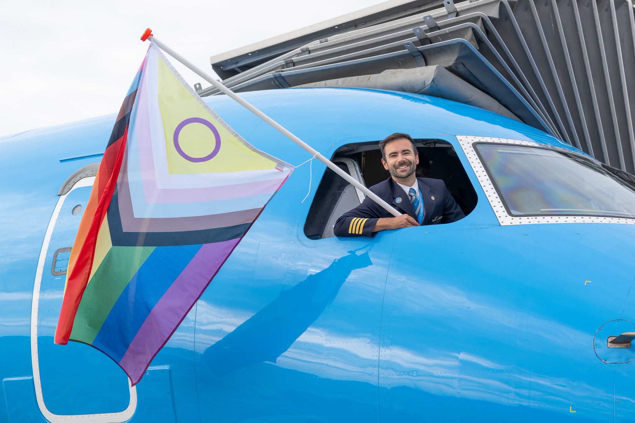 Netherlands: KLM Pilot Marks Coming Out Day Championing Workplace Inclusion